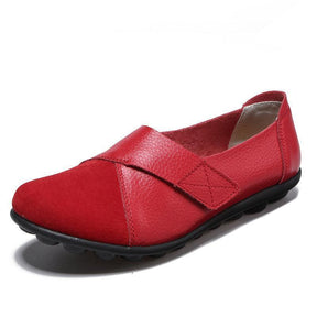 Sapatilha Ortopédica Feminina Loafer Couro - Frete Grátis