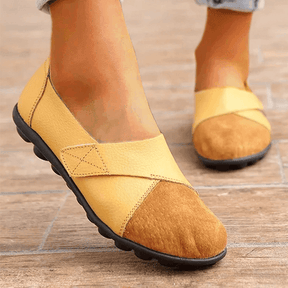 Sapatilha Ortopédica Feminina Loafer Couro - Frete Grátis