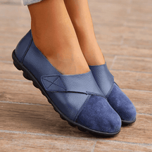 Sapatilha Ortopédica Feminina Loafer Couro - Frete Grátis