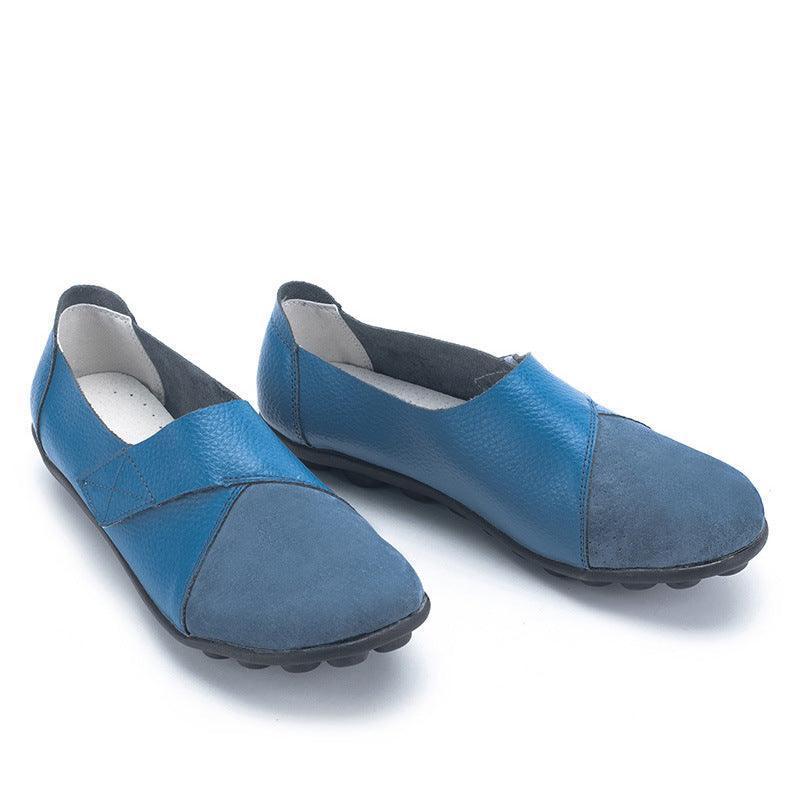 Sapatilha Ortopédica Feminina Loafer Couro - Frete Grátis