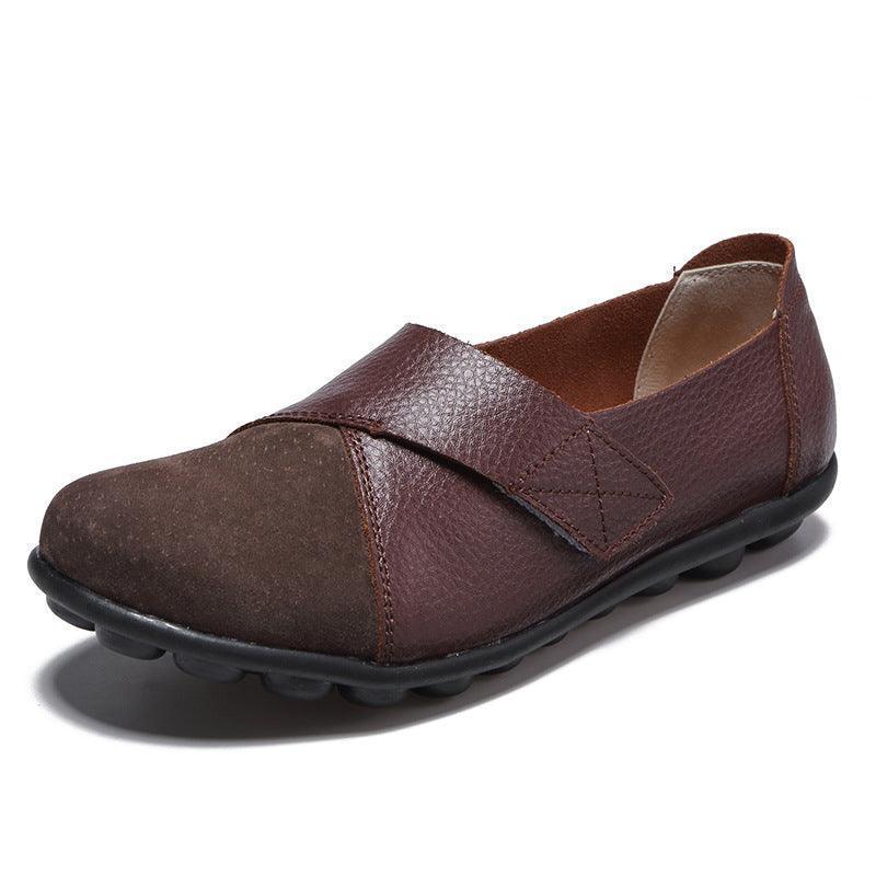 Sapatilha Ortopédica Feminina Loafer Couro - Frete Grátis