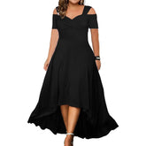 Vestido Plus Size Longo Paris Preto