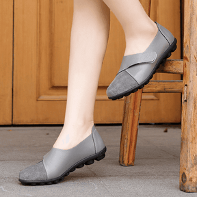 Sapatilha Ortopédica Feminina Loafer Couro - Frete Grátis