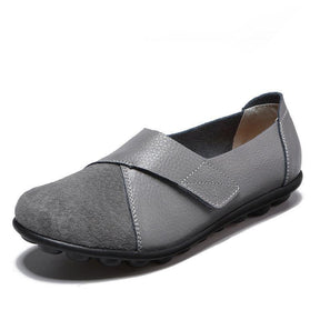 Sapatilha Ortopédica Feminina Loafer Couro - Frete Grátis